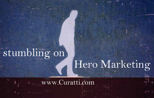 Stumbling On Hero Marketing hero on Cuatti