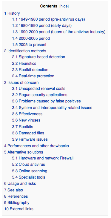 Wikipedia-Antivirus-Software