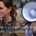 focused call to action