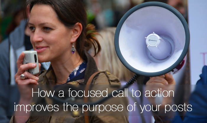 focused call to action