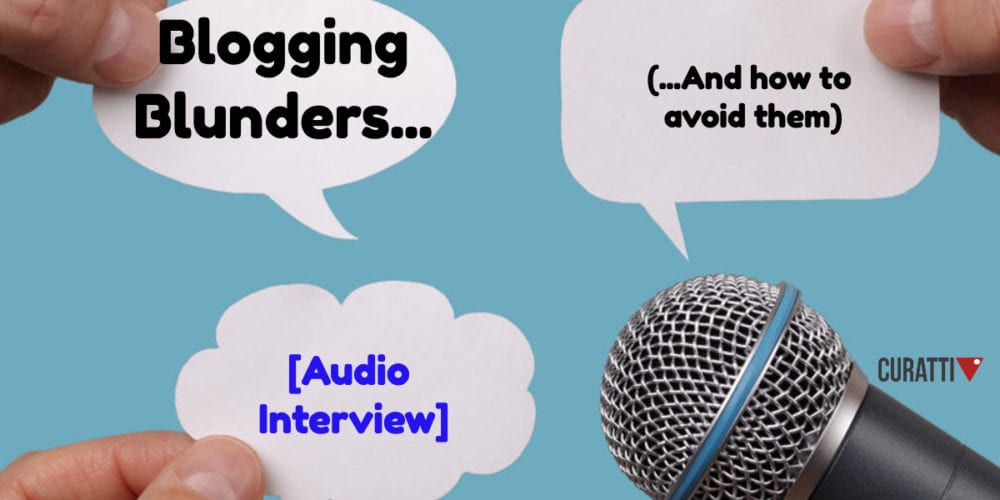 Blogging Blunders