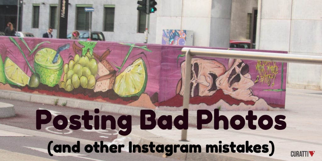 Instagram mistakes