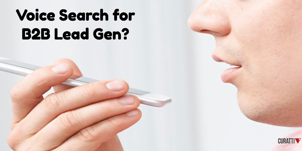 Voice Search for B2B Lead Gen