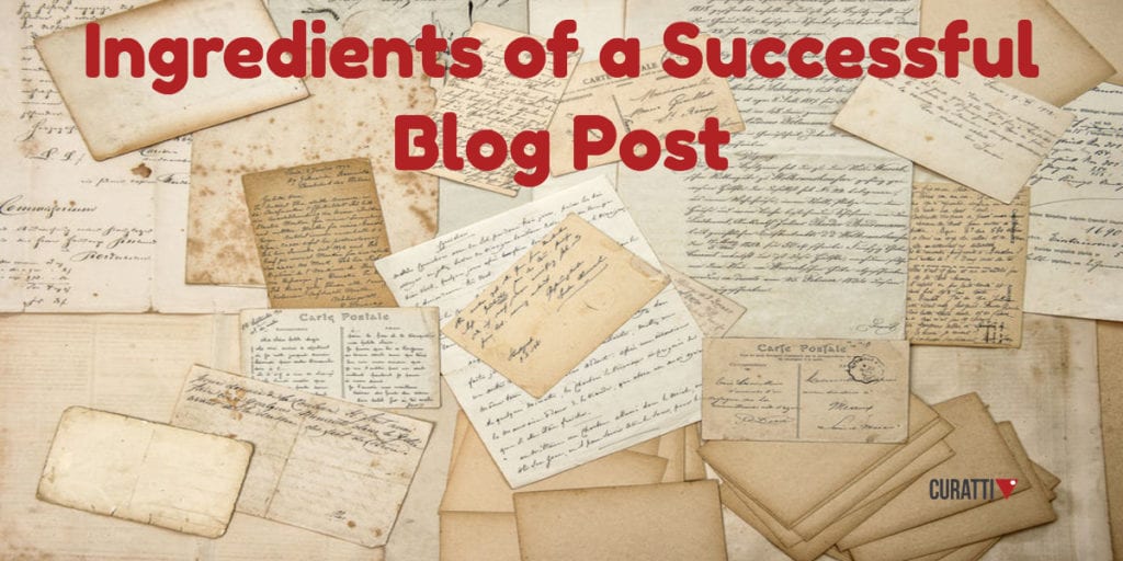 Ingredients of a Successful Blog Post
