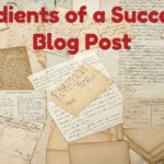 Ingredients of a Successful Blog Post