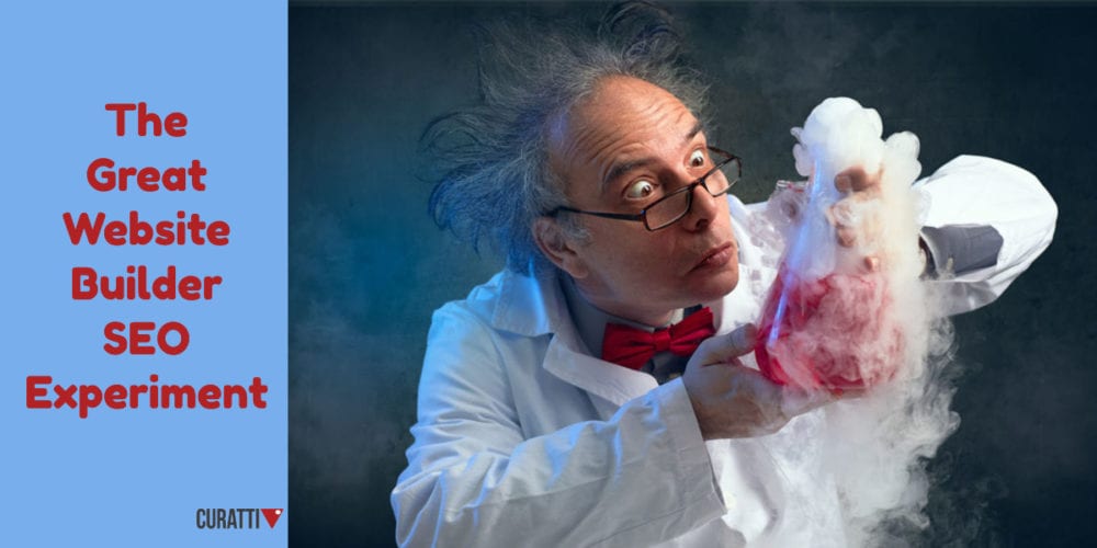 The Great Website Builder SEO Experiment