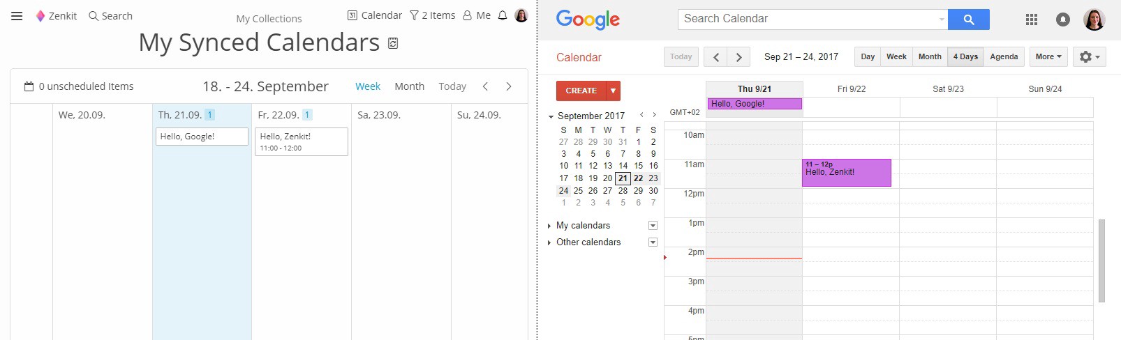 integrate google calendar with notion