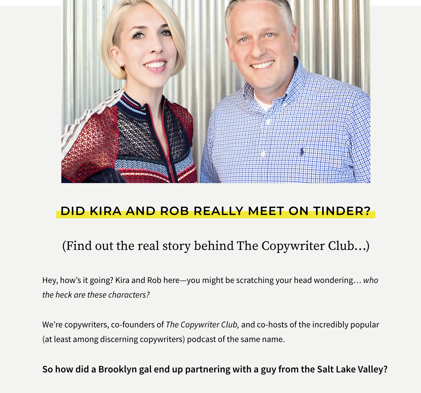 The Copywriter Club about