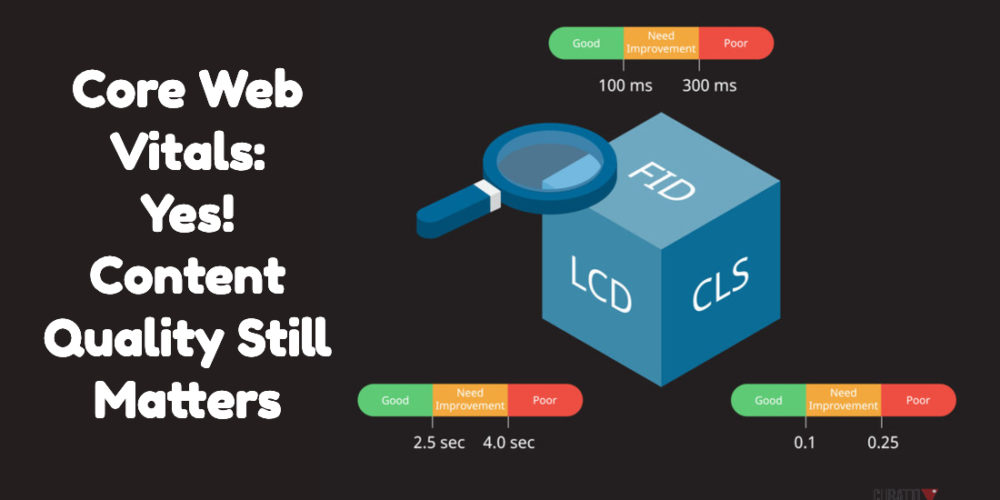 Core Web Vitals: Content Quality Still Matters