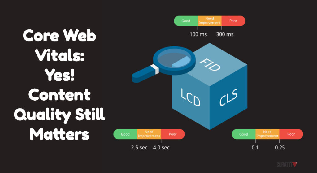 Core Web Vitals: Content Quality Still Matters