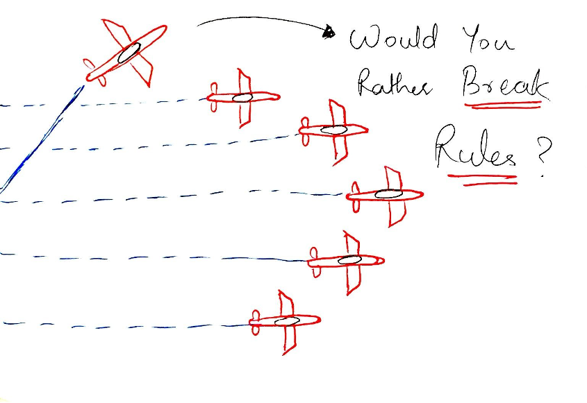 Would you rather break rules Curatti